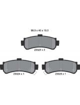 Textar 2302301 Колодки дисковые задние