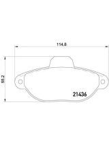 Textar 2143602 Колодки дисковые передние