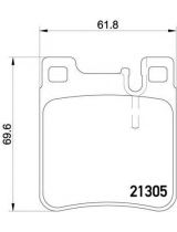 Textar 2130501 Колодки дисковые