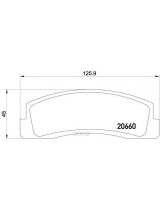 Textar 2066001 Колодки дисковые передние