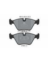 Textar 2096801 Колодки дисковые передние