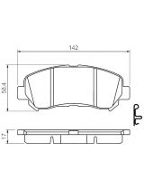 BOSCH 0 986 494 501 Колодки дисковые передние