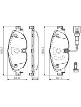 BOSCH 0 986 494 660 Колодки дисковые передние