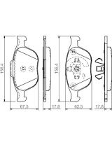 BOSCH 0 986 495 066 Колодки дисковые передние