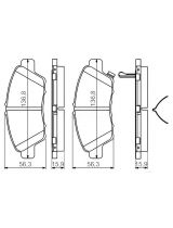BOSCH 0 986 494 562 Колодки дисковые передние