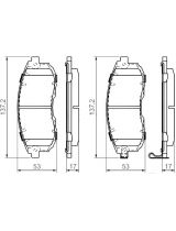 BOSCH 0 986 494 337 Колодки дисковые передние