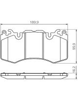 BOSCH 0 986 494 440 Колодки дисковые передние