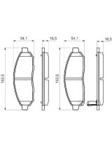 BOSCH 0 986 494 151 Колодки дисковые передние