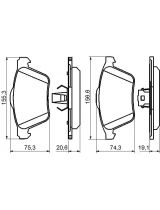 BOSCH 0 986 494 159 Колодки дисковые передние