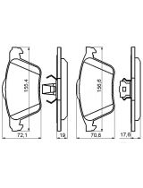BOSCH 0 986 494 158 Колодки дисковые передние