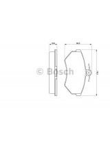 BOSCH 0 986 460 944 Колодки дисковые передние