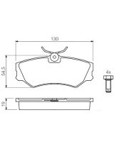 BOSCH 0 986 460 941 Колодки дисковые передние