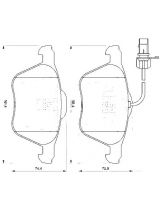 BOSCH 0 986 424 777 Колодки дисковые передние