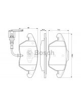 BOSCH 0 986 424 797 Колодки дисковые передние