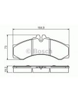 BOSCH 0 986 424 832 Колодки дисковые передние