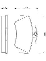 BOSCH 0 986 460 989 Колодки дисковые передние