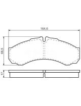 BOSCH 0 986 424 833 Колодки дисковые передние