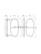 BOSCH 0 986 424 811 Колодки дисковые передние