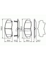 BOSCH 0 986 424 722 Колодки дисковые передние