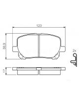 BOSCH 0 986 424 761 Колодки дисковые передние