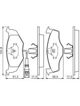 BOSCH 0 986 424 723 Колодки дисковые передние