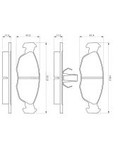 BOSCH 0 986 424 410 Колодки дисковые передние
