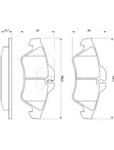 BOSCH 0 986 424 218 Колодки дисковые передние