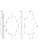 BOSCH 0 986 424 460 Колодки дисковые передние