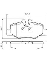 BOSCH 0 986 495 088 Колодки дисковые задние