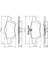 BOSCH 0 986 494 528 Колодки дисковые задние