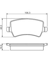 BOSCH 0 986 494 248 Колодки дисковые задние