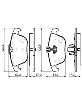 BOSCH 0 986 494 162 Колодки дисковые задние