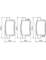 BOSCH 0 986 494 338 Колодки дисковые задние