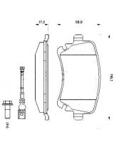 BOSCH 0 986 494 108 Колодки дисковые задние