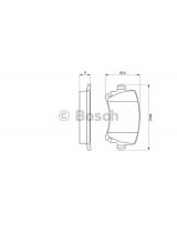 BOSCH 0 986 494 053 Колодки дисковые задние
