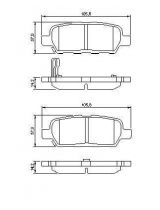 BOSCH 0 986 494 090 Колодки дисковые задние