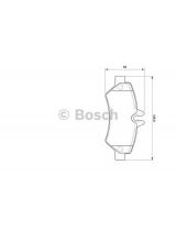 BOSCH 0 986 494 123 Колодки дисковые задние