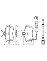 BOSCH 0 986 424 813 Колодки дисковые задние