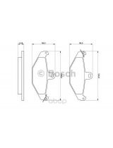 BOSCH 0 986 461 148 Колодки дисковые задние
