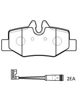 HSB HP9676 Колодки дисковые