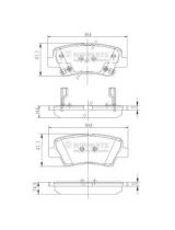 NIPPARTS N3610311 Колодки дисковые