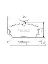 NIPPARTS J3601068 Колодки дисковые