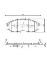 NIPPARTS J3601094 Колодки дисковые