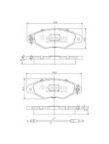 NIPPARTS J3601093 Колодки дисковые