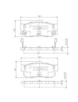 NIPPARTS J3611034 Колодки дисковые
