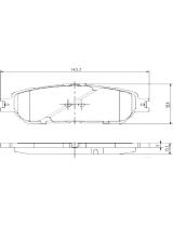 NIPPARTS J3602121 Колодки дисковые