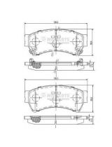 NIPPARTS N3603071 Колодки дисковые