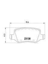 BREMBO P50090 Колодки дисковые задние