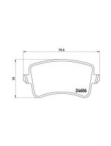 BREMBO P85100 Колодки дисковые задние