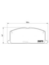 BREMBO P83011 Колодки дисковые передние